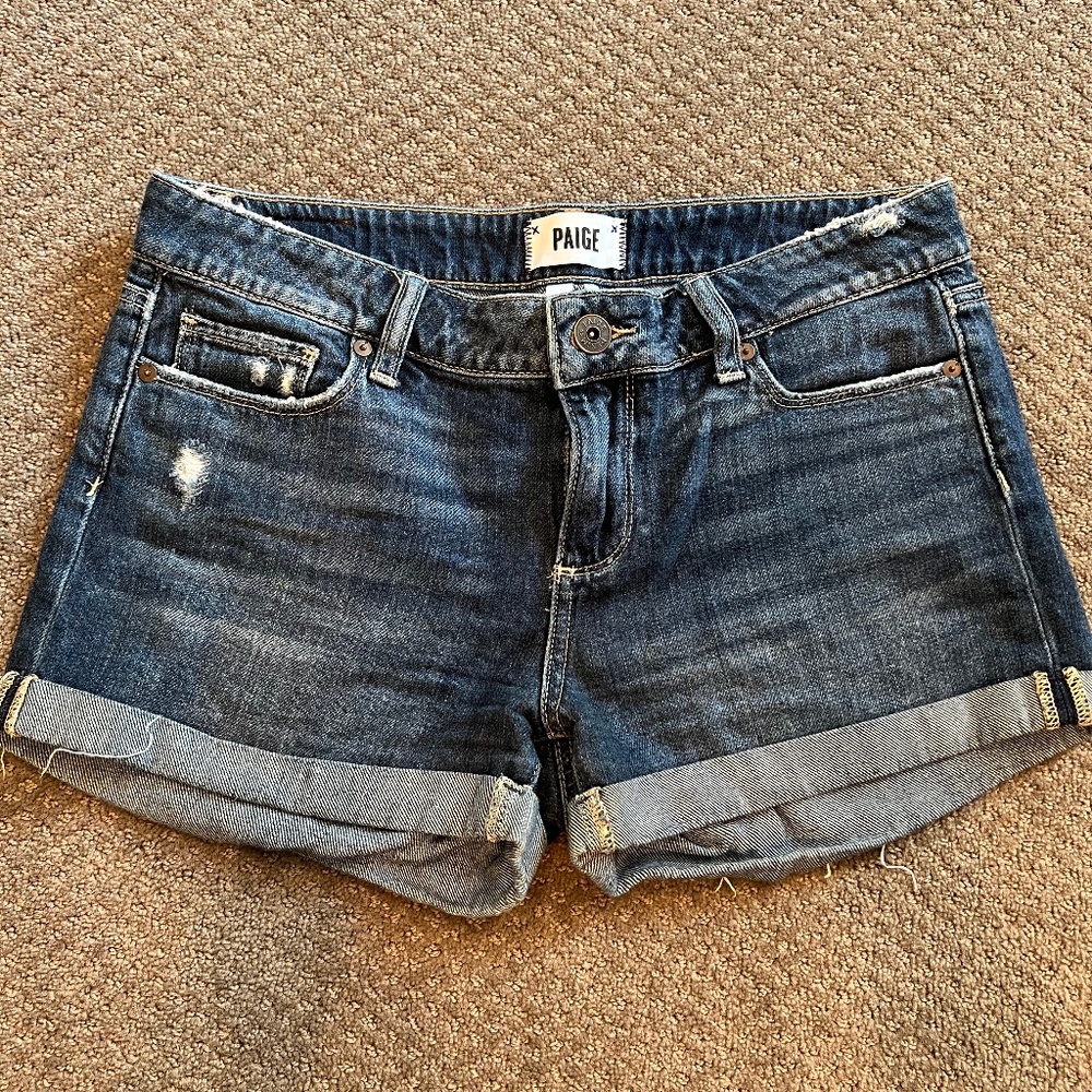 Paige Denim cuffed shorts size 27